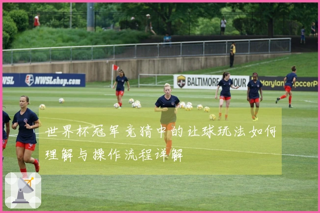 世界杯冠军竞猜中的让球玩法如何理解与操作流程详解
